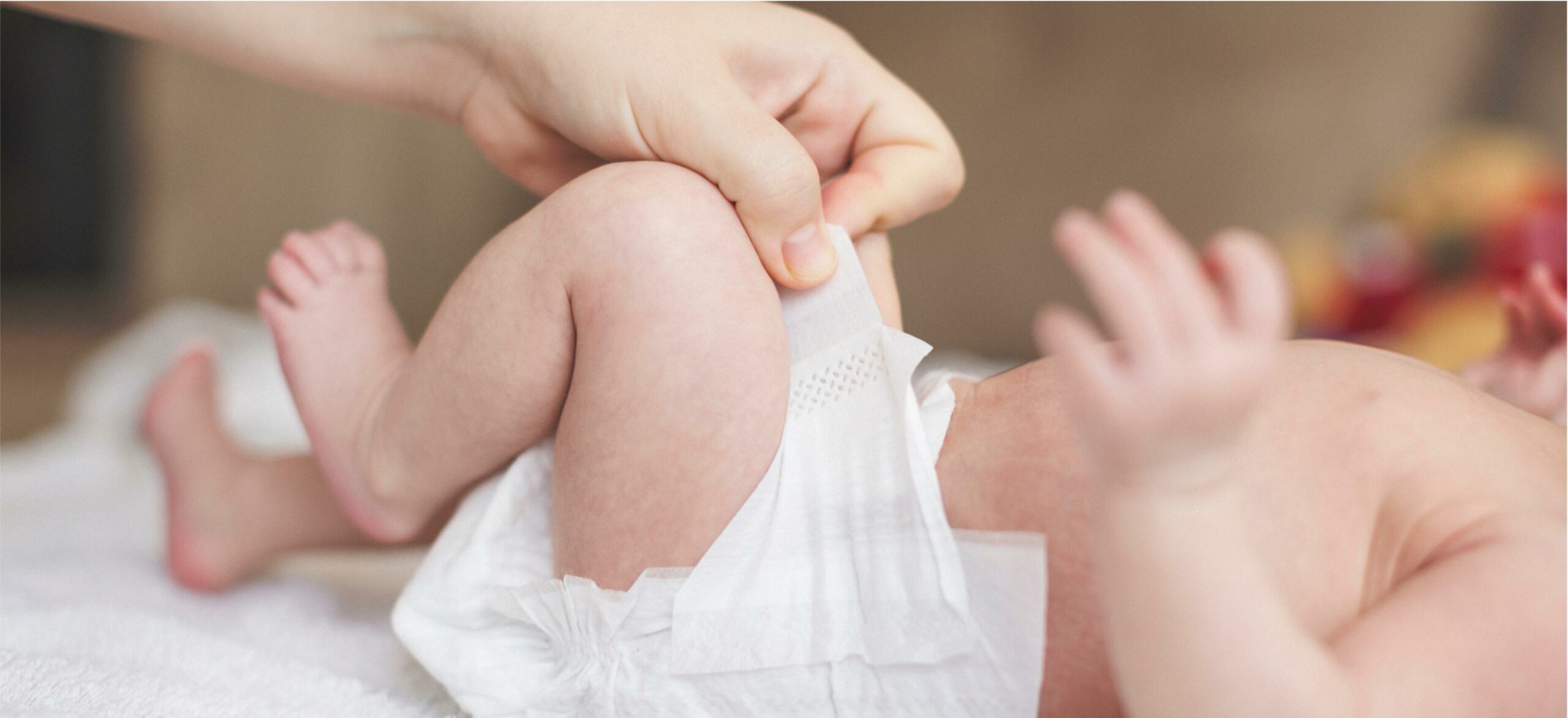 Change de la couche de bébé